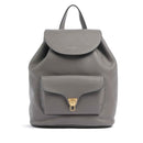 COCCINELLE Damen Lederrucksack, Beat Line, Graphitfarbe