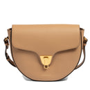 COCCINELLE Damen Umhängetasche aus Leder Beat Soft Medium Linie Hautfarbe
