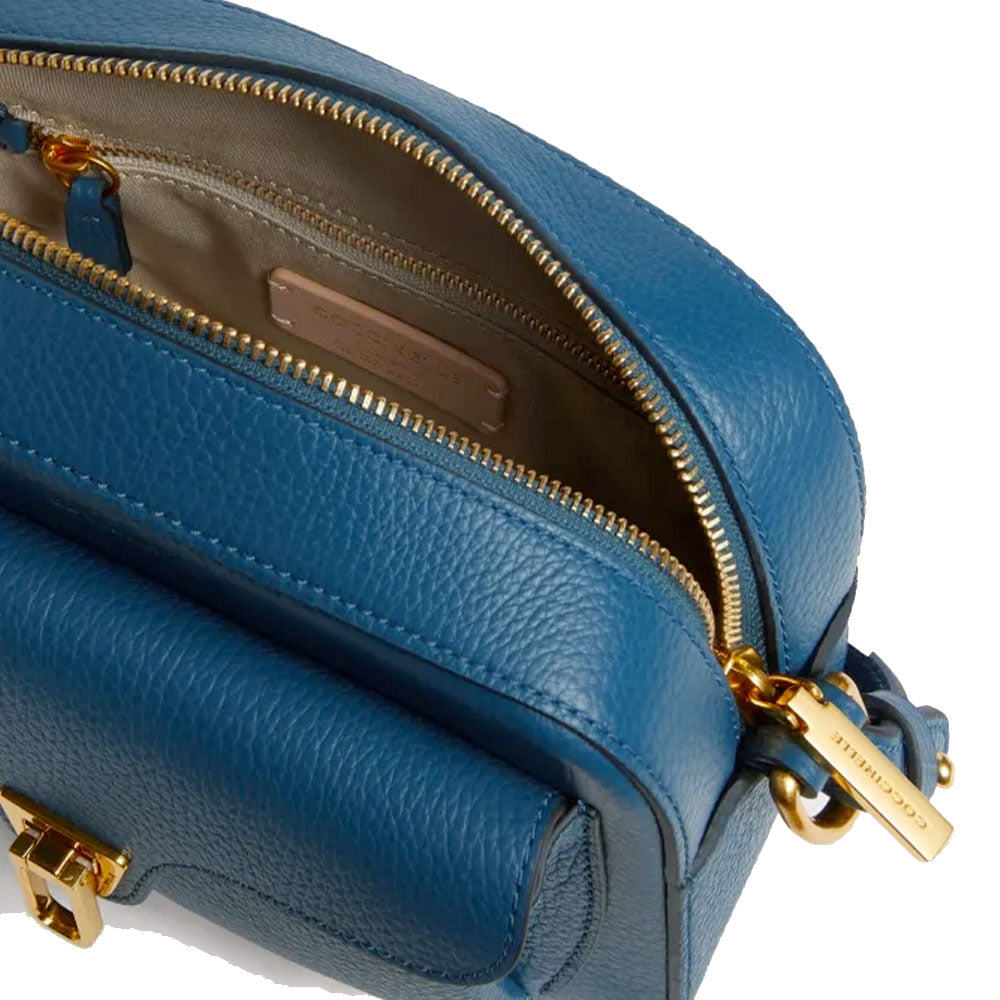 Borsa Donna a Tracolla COCCINELLE in Pelle Deep Blue linea Beat Soft Misura Small