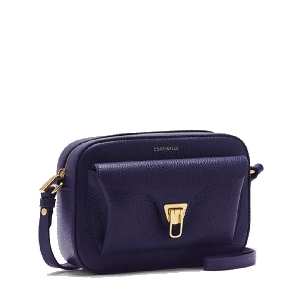 Borsa Donna a Tracolla COCCINELLE in Pelle Royal Blue linea Beat Soft Misura Media