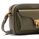 COCCINELLE Damen Umhängetasche aus Laurel Green Leder Beat Soft Line Größe Small