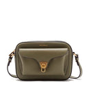 COCCINELLE Damen Umhängetasche aus Laurel Green Leder Beat Soft Line Größe Small