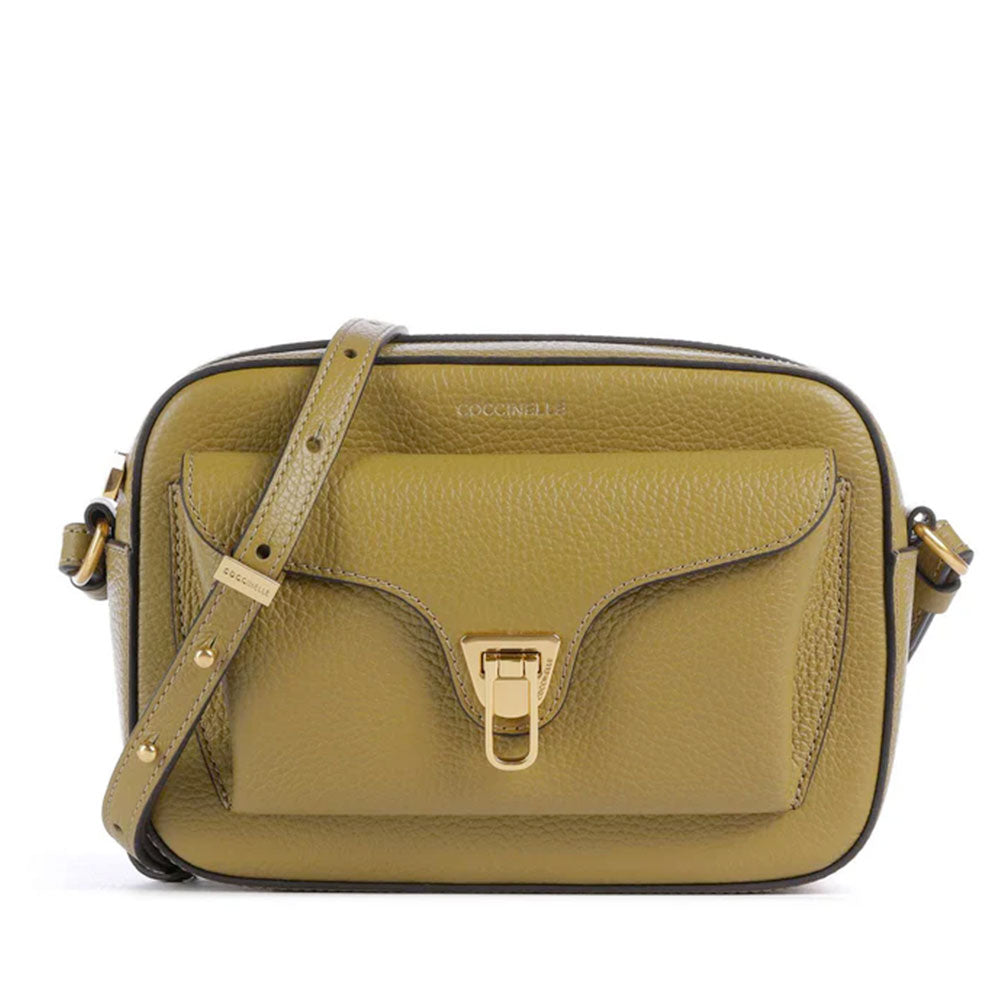 Borsa Donna a Tracolla COCCINELLE in Pelle Seagrass linea Beat Soft Misura Small