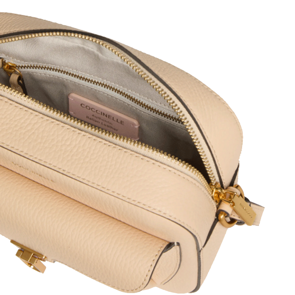 Borsa Donna a Tracolla COCCINELLE in Pelle Betulla linea Beat Soft Misura Small