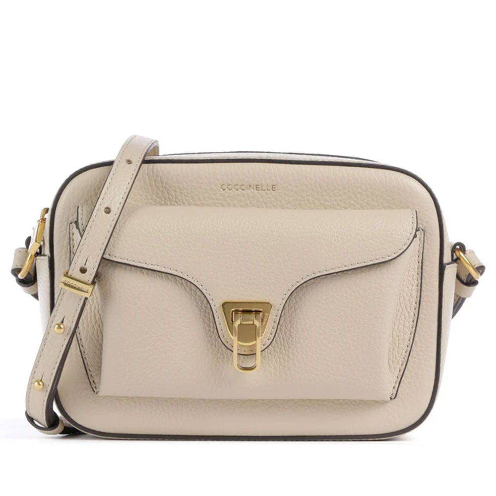 Borsa Donna a Tracolla COCCINELLE in Pelle Sandshell linea Beat Soft Misura Small