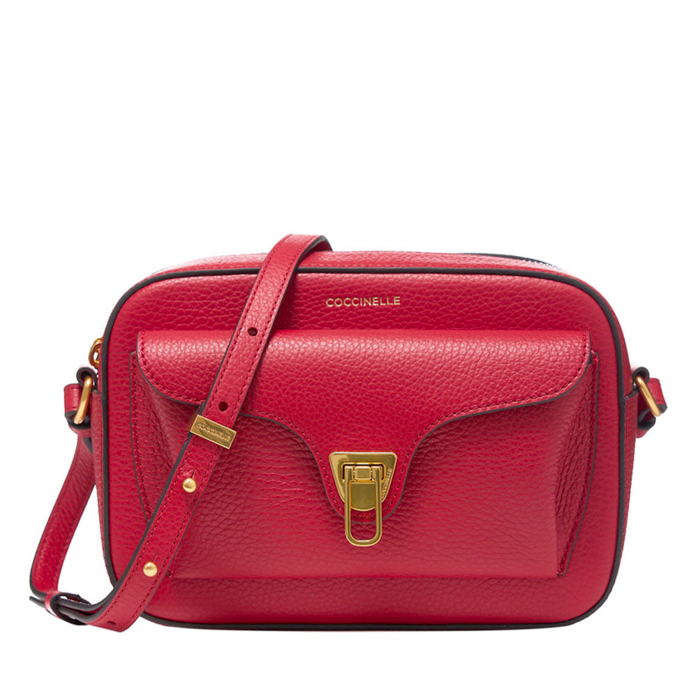 Borsa Donna a Tracolla COCCINELLE in Pelle Scarlet linea Beat Soft Misura Small