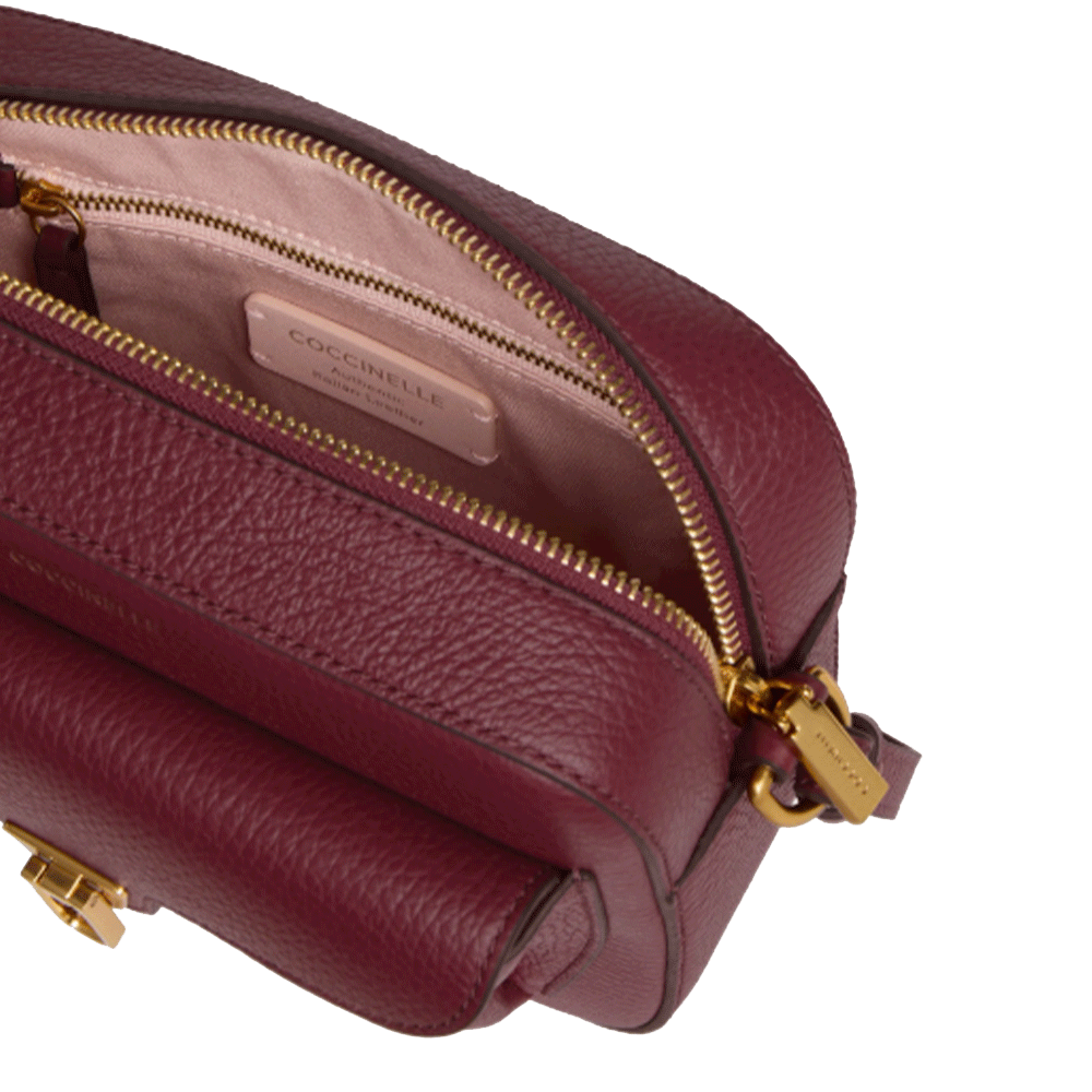 Borsa Donna a Tracolla COCCINELLE in Pelle Ribes linea Beat Soft Misura Small