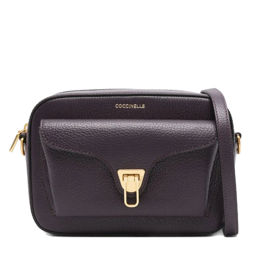 Borsa Donna a Tracolla COCCINELLE in Pelle Prune Linea Beat Soft Misura Media