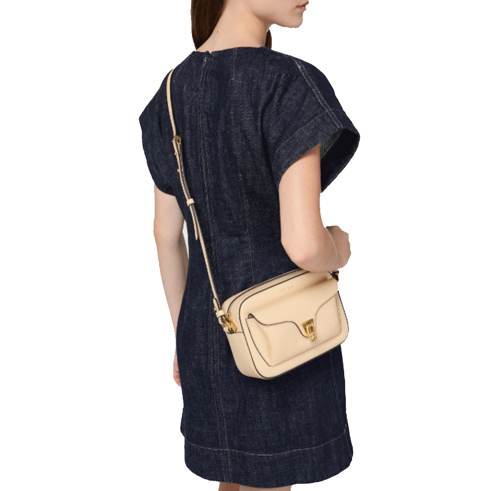 Borsa Donna a Tracolla COCCINELLE in Pelle Cognac linea Beat Soft Misura Media