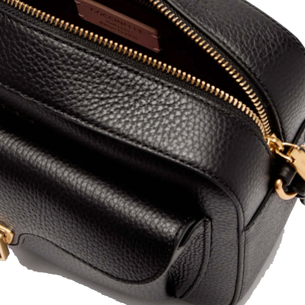 Borsa Donna a Tracolla COCCINELLE in Pelle Nera linea Beat Soft Misura Large