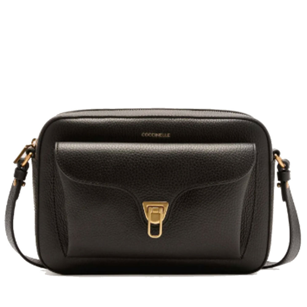 Borsa Donna a Tracolla COCCINELLE in Pelle Nera linea Beat Soft Misura Large