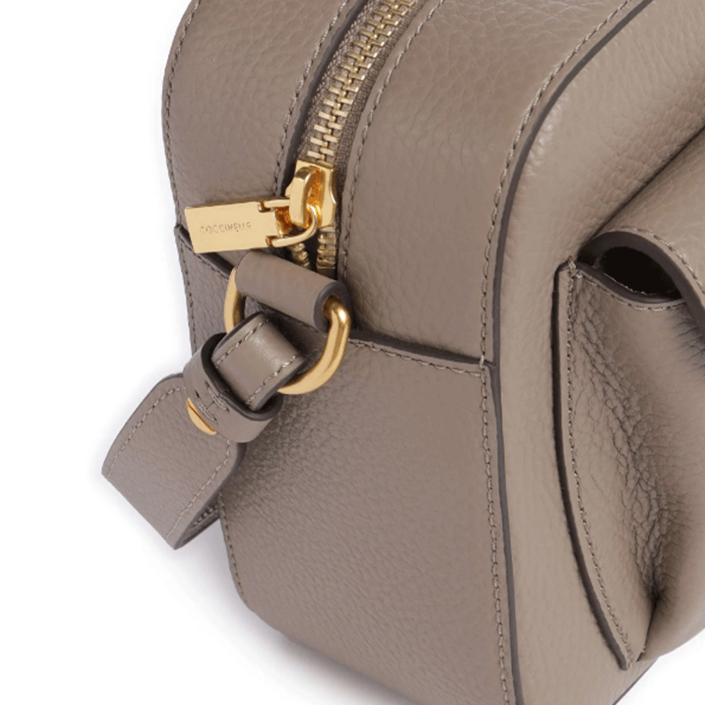 Borsa Donna a Tracolla COCCINELLE in Pelle Warm Taupe linea Beat Soft Misura Large