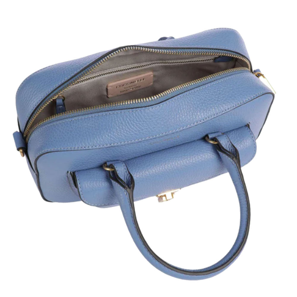 COCCINELLE Damen Handtasche aus Leder Beat Soft Line Farbe Blau