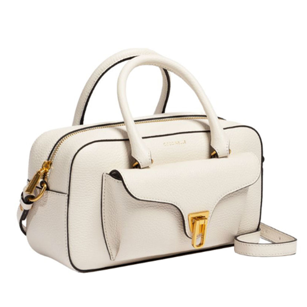 COCCINELLE Damen Handtasche aus Leder Beat Soft Line Farbe Weiß