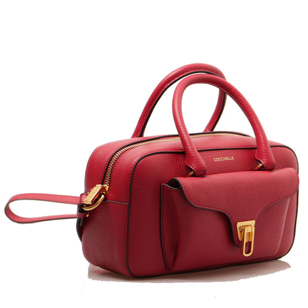 Borsa Donna a Mano COCCINELLE in Pelle linea Beat Soft Colore Sangria