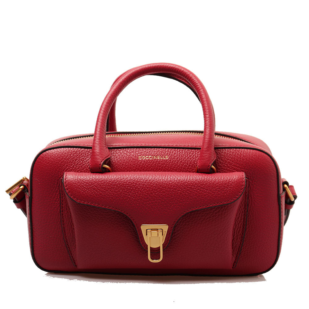 Borsa Donna a Mano COCCINELLE in Pelle linea Beat Soft Colore Sangria