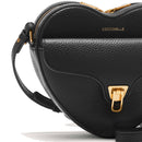 Borsa Donna a Tracolla Mini COCCINELLE a Forma di Cuore in Pelle Nera linea Beat Soft