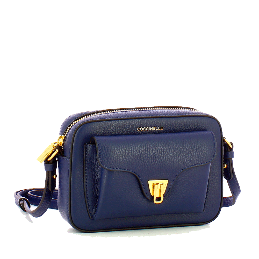Borsa Donna a Tracolla COCCINELLE in Pelle Royal Blue linea Beat Soft Mini
