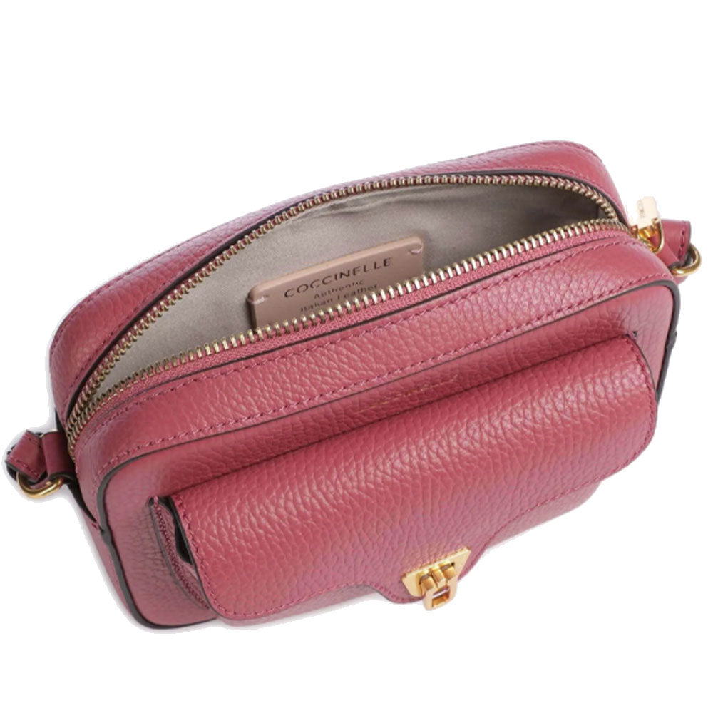 Borsa Donna a Tracolla COCCINELLE linea Beat Soft Mini in Pelle Rosewood