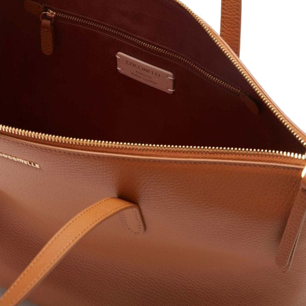 Cuir Leather Tote Bag COCCINELLE Gleen