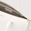Coconut Milk Leather Medium Tote Bag COCCINELLE Gleen