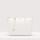 Coconut Milk Leather Medium Tote Bag COCCINELLE Gleen