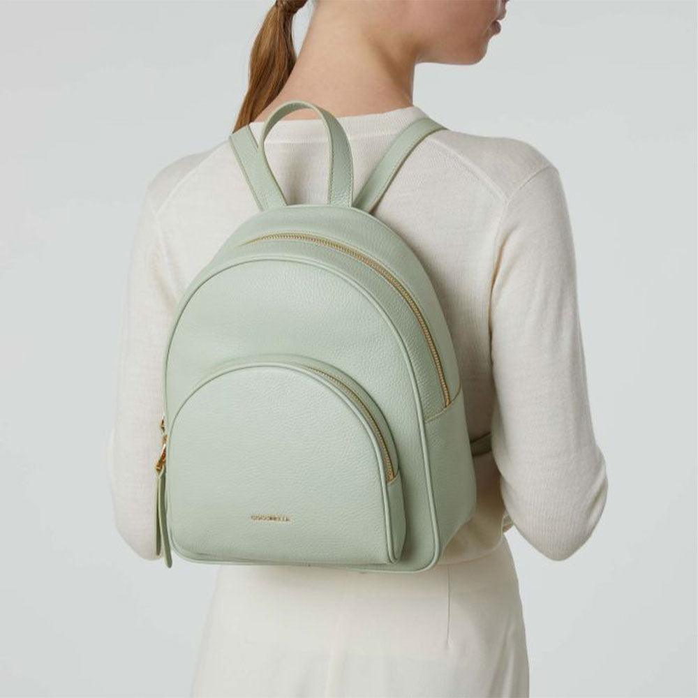 Zaino Donna COCCINELLE Linea Gleen in Pelle Colore Celadon Green