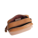 COCCINELLE Damen-Umhängetasche aus Leder der Gleen-Linie, Farbe Cuir