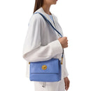Borsa Donna a Tracolla COCCINELLE in Pelle Linea Liya Signature colore Azul