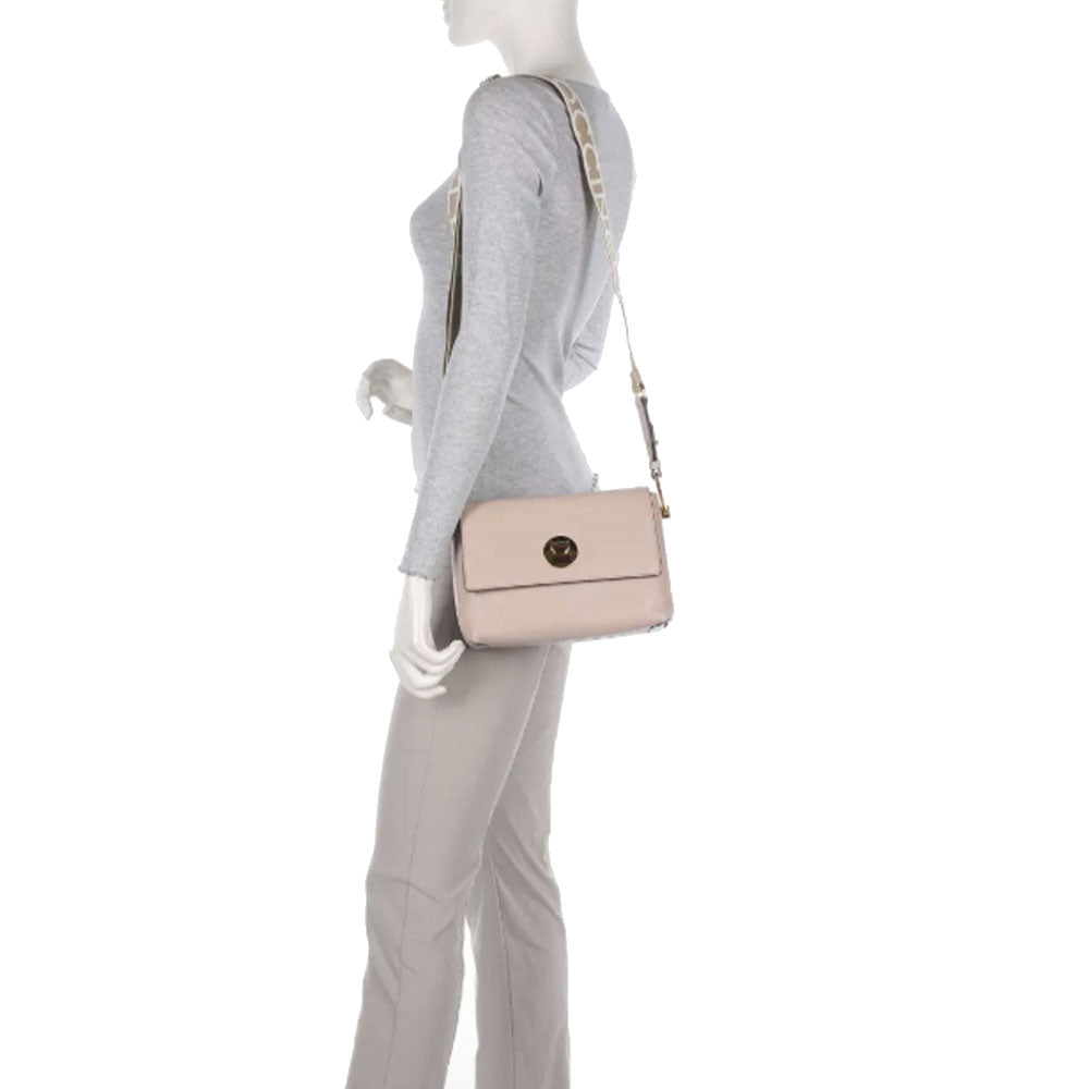COCCINELLE Damen Umhängetasche aus Leder Liya Signature Line Rosette Color