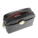 Borsa Donna a Tracolla chiusa con Zip COCCINELLE in Pelle Linea Liya Signature colore Nero