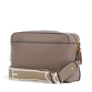 Borsa Donna a Tracolla chiusa con Zip COCCINELLE in Pelle Linea Liya Signature colore Warm Taupe