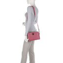Borsa Donna a Tracolla chiusa con Zip COCCINELLE in Pelle Linea Liya Signature colore Rosewood