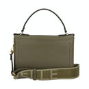 Borsa Donna a Mano con Tracolla COCCINELLE in Pelle Linea Arlettis Signature colore Laurel Green
