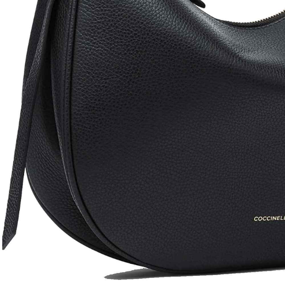 Borsa Donna a Spalla COCCINELLE in Pelle Nera Linea Priscilla
