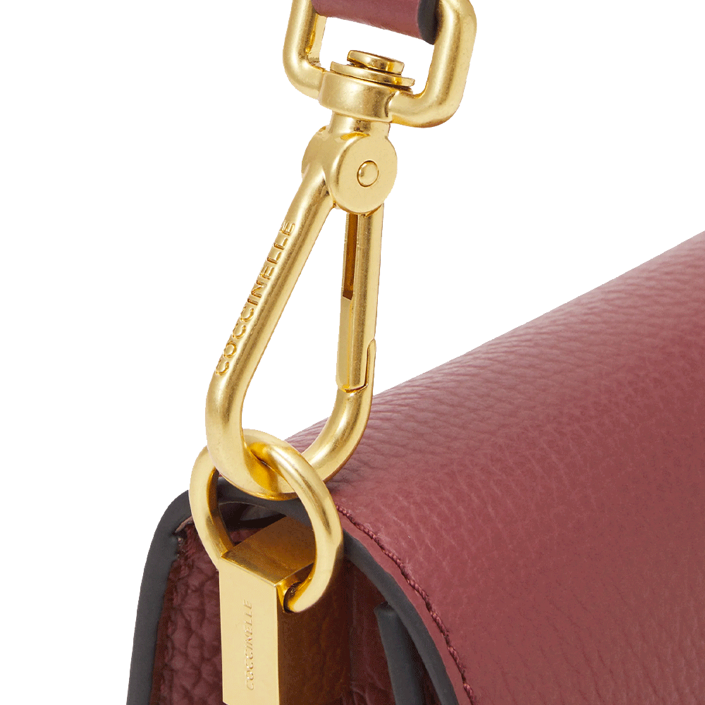 Borsa Donna a Tracolla COCCINELLE in Pelle Brandy linea Beat Soft - E1NOF120101