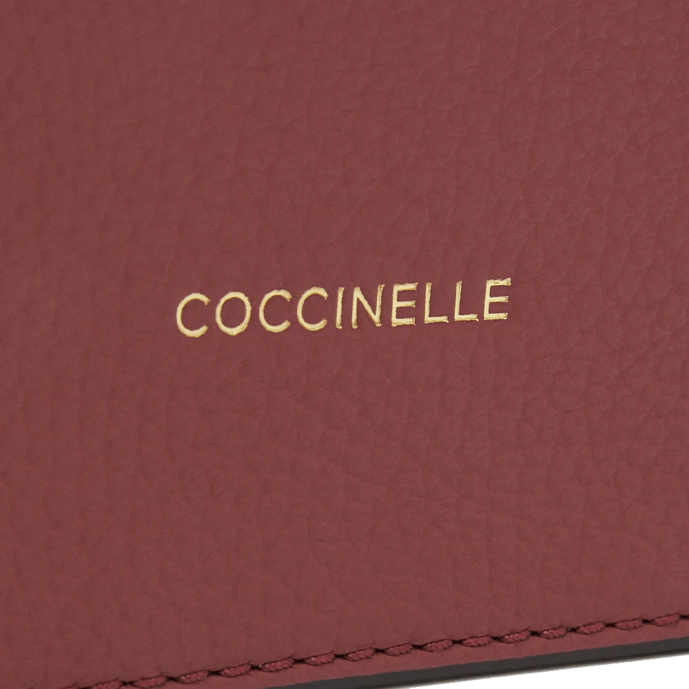 Borsa Donna a Tracolla COCCINELLE in Pelle Brandy linea Beat Soft - E1NOF120101