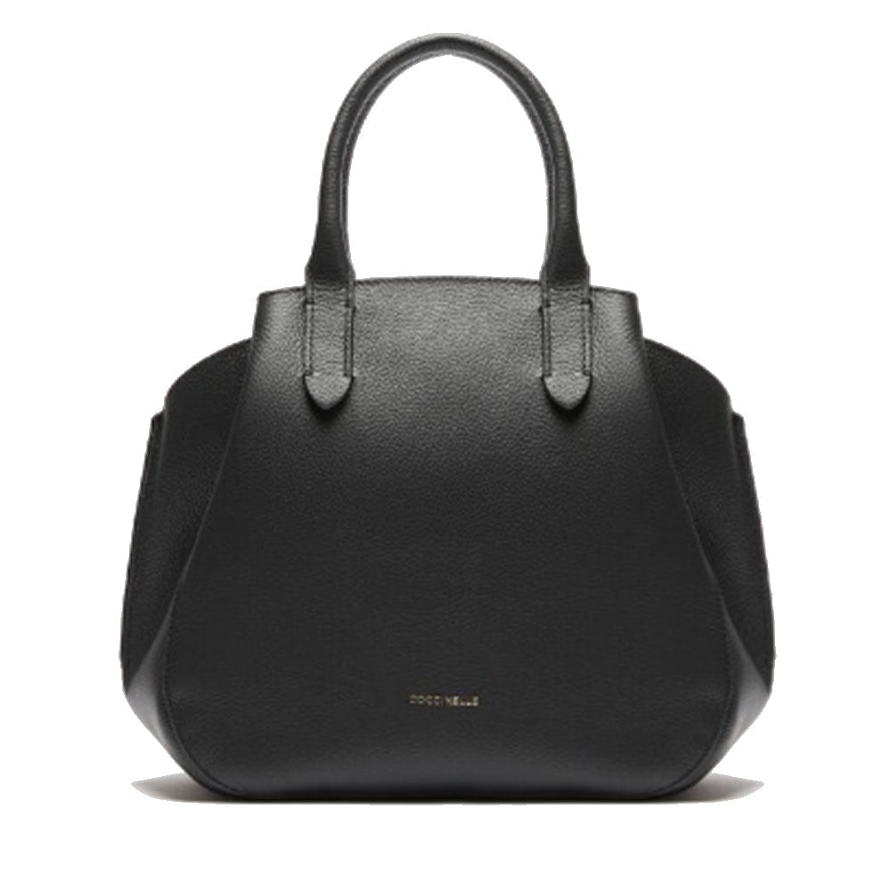 Borsa Donna a Mano COCCINELLE linea Soft Wear in Pelle Noir - Brule