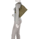 COCCINELLE Damenhandtasche aus Wildleder, Linie Boheme Suede, Farbe Laurel Green