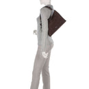 COCCINELLE Damenhandtasche aus Wildleder, Linie Boheme Suede, Farbe Fondant Brown