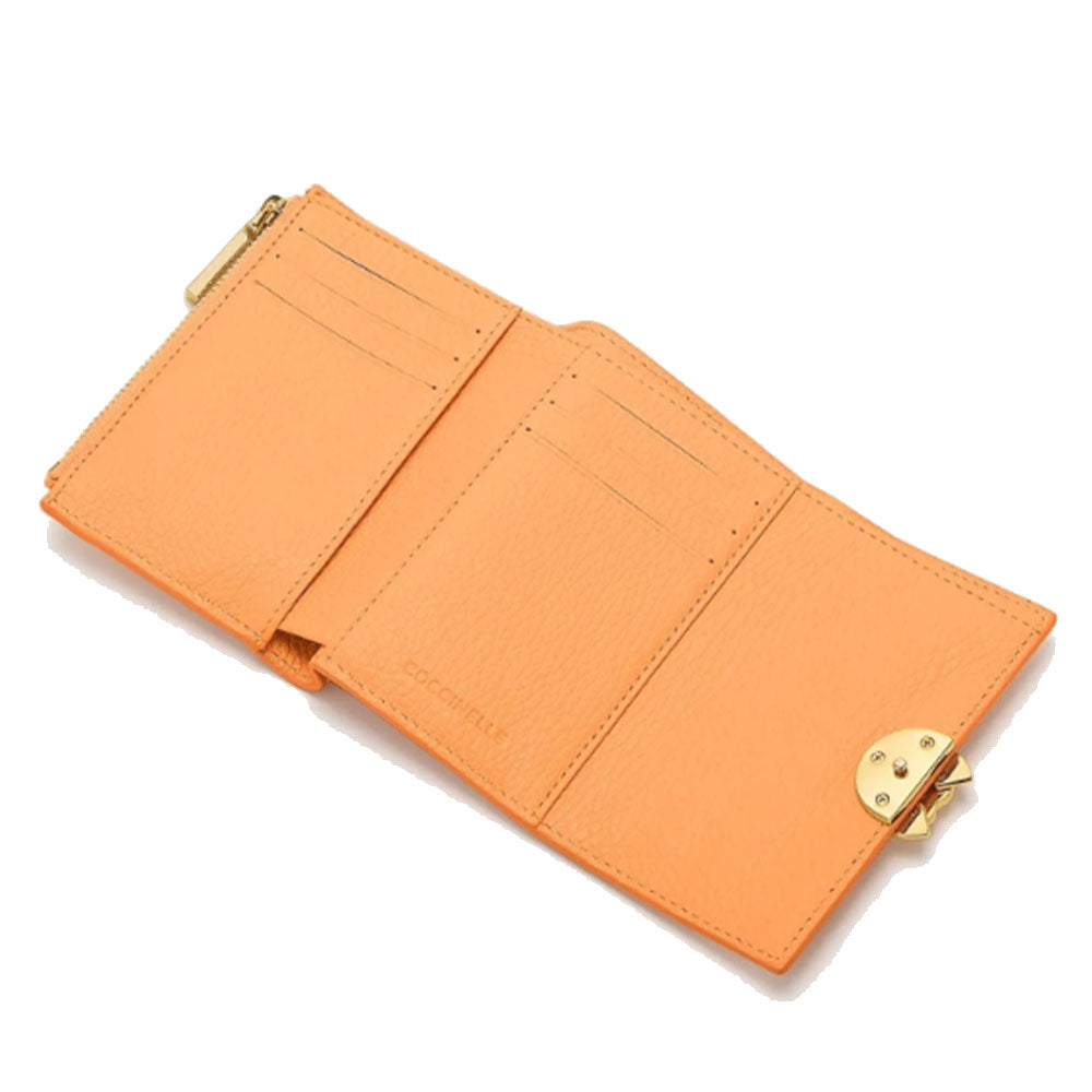 Portafoglio Donna Piccolo COCCINELLE in Pelle Colore Sunrise Linea Binxie