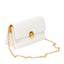 Borsa Donna a Tracolla COCCINELLE in Pelle linea Binxie Medium colore Brillant White