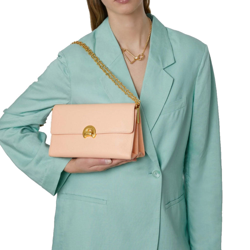 Borsa Donna a Tracolla COCCINELLE in Pelle linea Binxie Medium colore Sunrise