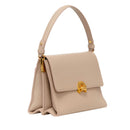 COCCINELLE 
Damenhandtasche mit Schultergurt der Binxie Linie aus frischem beigefarbenem Leder