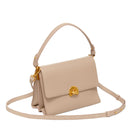 COCCINELLE 
Damenhandtasche mit Schultergurt der Binxie Linie aus frischem beigefarbenem Leder