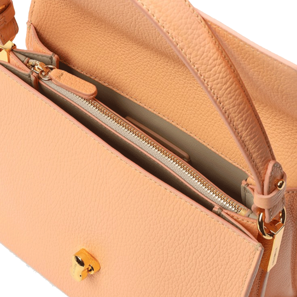 Borsa Donna a Mano con Tracolla COCCINELLE linea Binxie in Pelle Sunrise