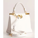 Borsa Donna a Mano COCCINELLE linea Binxie Small in Pelle Brillant White