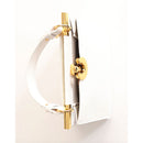 Borsa Donna a Mano COCCINELLE linea Binxie Small in Pelle Brillant White