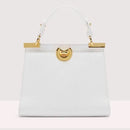 Borsa Donna a Mano COCCINELLE linea Binxie Small in Pelle Brillant White