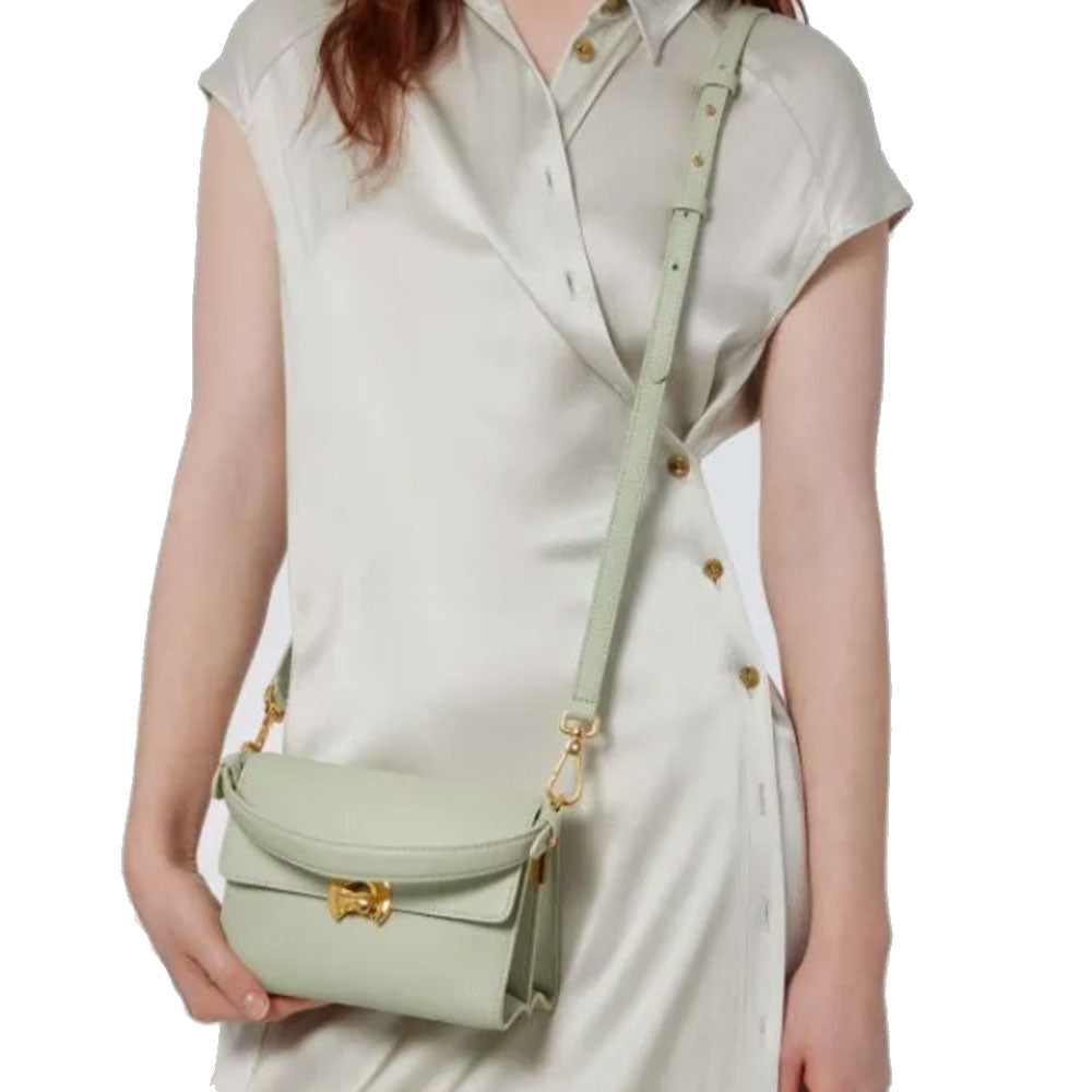 COCCINELLE Binxie Small Linie
Damen Handtasche mit Schultergurt aus Leder in Celadon Green